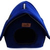 Kennel Cute Bone Flocking Cloth Pet Bed